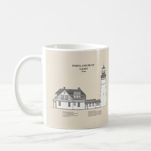 Mug Portland Head Lighthouse - Maine - SBD (Gauche)