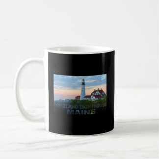 Mug Portland Lighthouse Maine À Sunrise Vacances