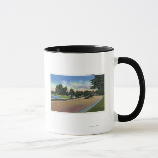 Mug Portland, MaineVue du boulevard Baxter (Droite)
