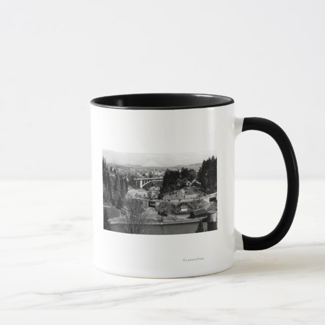Mug Portland, OR Vue ville depuis City Park (Droite)
