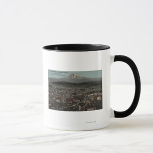 Mug Portland, Oregon - Vue sur le centre-ville avec le