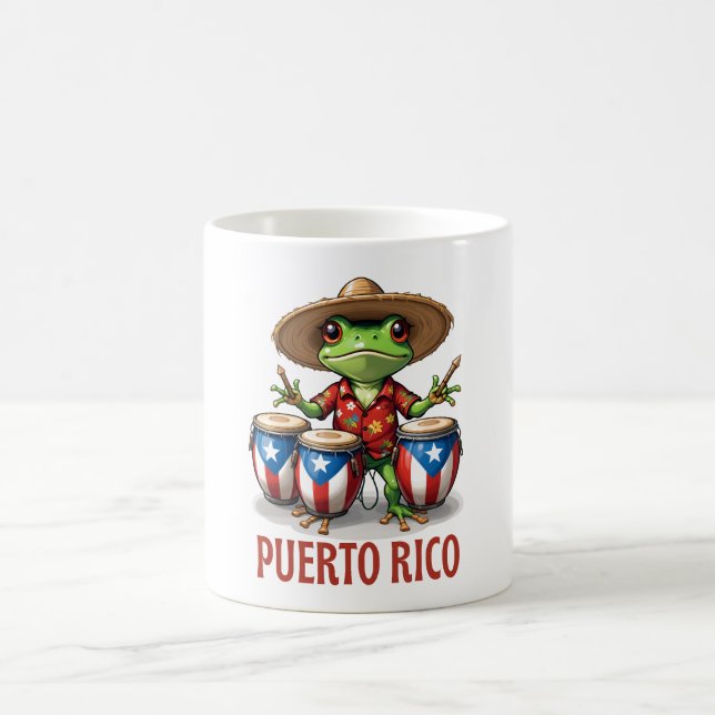 Mug Porto Rico Culture Frog (Centre)