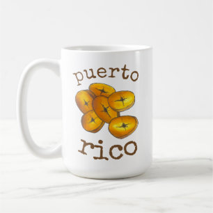 Mug Porto Rico Fried Plantains Tostones Food Cuisine