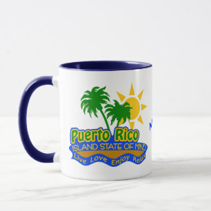 Mug Porto Rico State of Mind fichiers de noms personna
