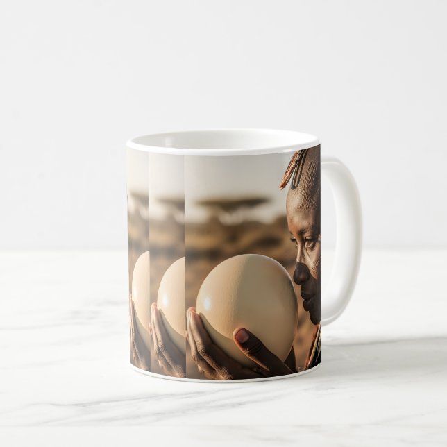 Mug Portrait africain empreint d'âme (Devant droit)