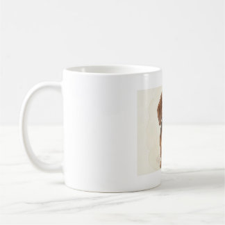 Mug Portrait aquarelle de teckel - Wiener Dog personna