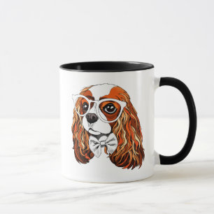 Mug Portrait cavalier d'épagneul du Roi Charles