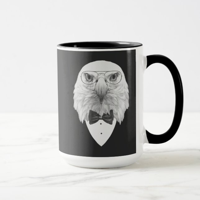 Mug Portrait chic d'Eagle (Droite)