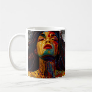 Mug Portrait d'alimentation Abstrait