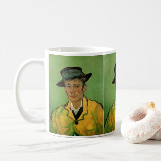 Mug Portrait d'Armand Roulin par Vincent van Gogh (Avec donut)