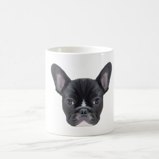 Mug Portrait d'art de Bulldog en France (Centre)
