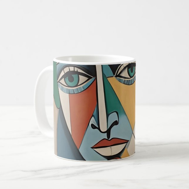 Mug Portrait d'Art Moderne (Devant gauche)