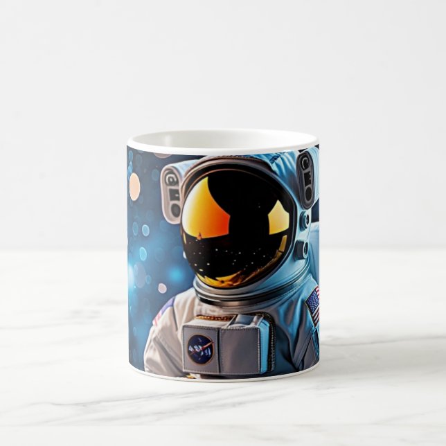 Mug Portrait d'astronaute en gros plan StarGazer (Centre)