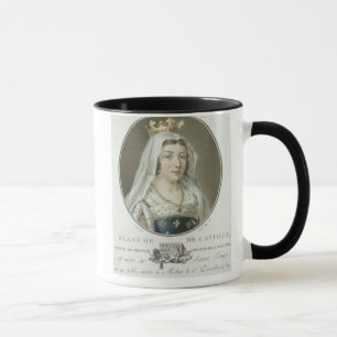 Mug Portrait de 1185-1252) engrav de Blanche de