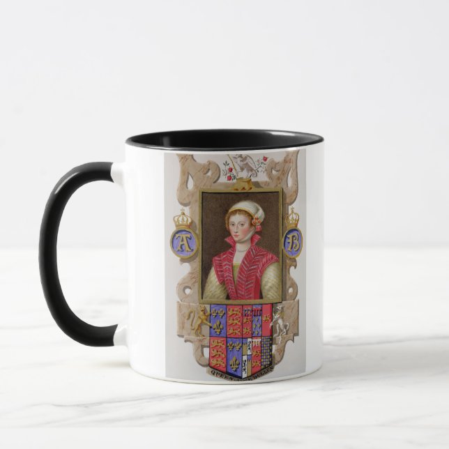 Mug Portrait de 1507-36) 2èmes reines d'Anne Boleyn (Gauche)