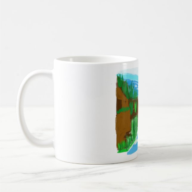 Mug Portrait de cascade (Gauche)