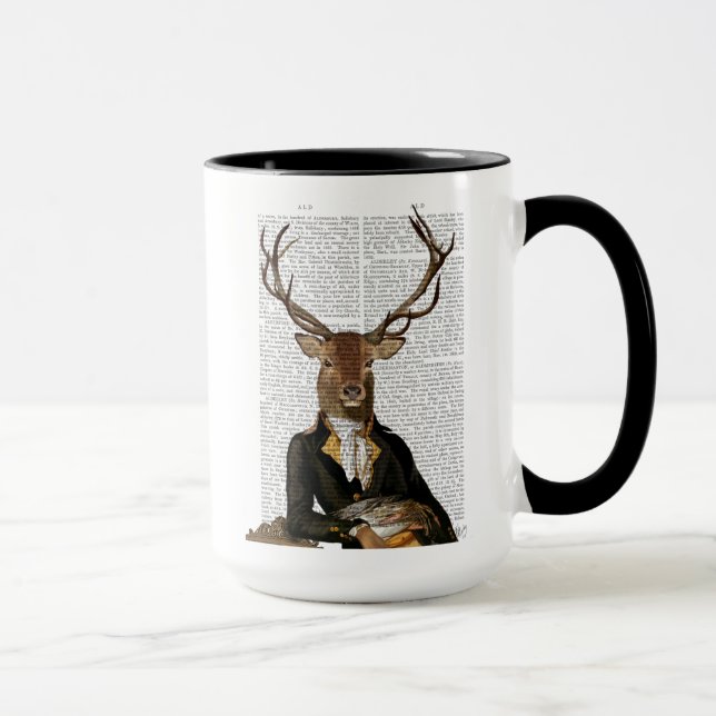Mug Portrait de cerfs (Droite)
