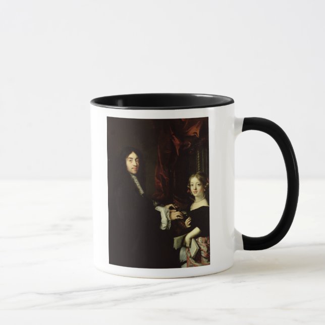 Mug Portrait de Charles Couperin et la fille (Droite)