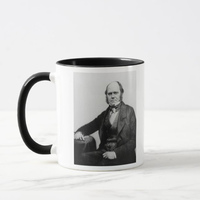 Mug Portrait de Charles Darwin, 1854 (Gauche)