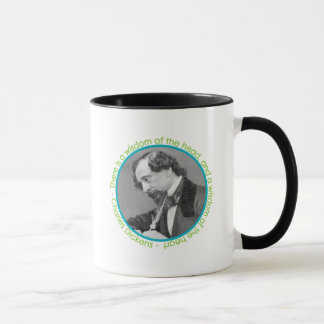 Mug Portrait de Charles Dickens avec la citation