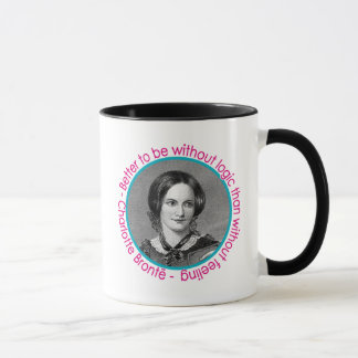 Mug Portrait de Charlotte Bronte avec la citation