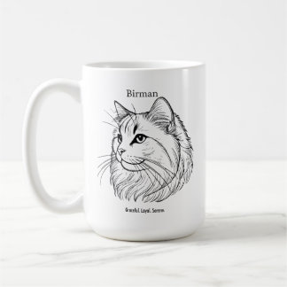 Mug Portrait de chat Birman