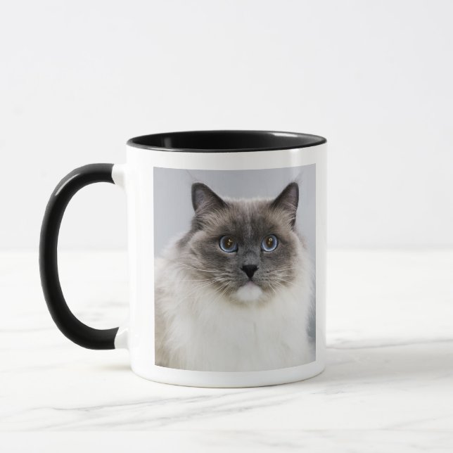 Mug Portrait de chat de Ragdoll (Gauche)