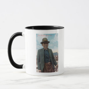 Mug Portrait de chef de Siwash d'altercation de fort
