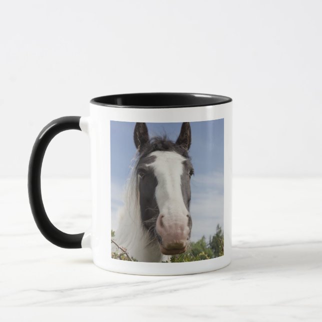 Mug Portrait de cheval de Clydesdale (Gauche)