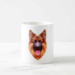 Mug Portrait de chien berger allemand