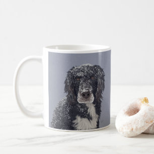 Mug portrait de chien croisé spaniel
