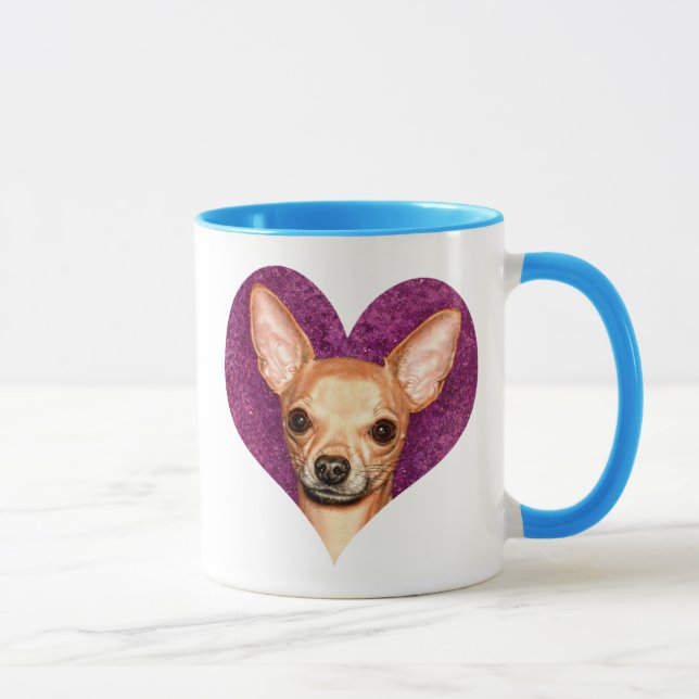 Mug Portrait de chiwawa (Droite)