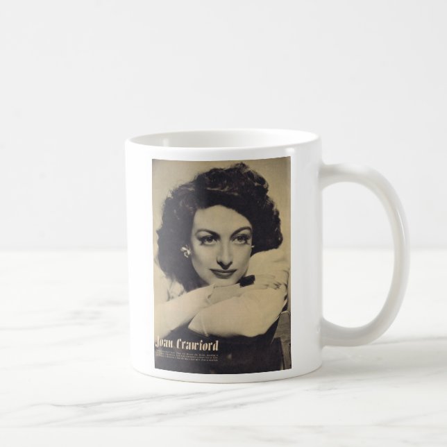 Mug Portrait de cru de Joan Crawford (Droite)