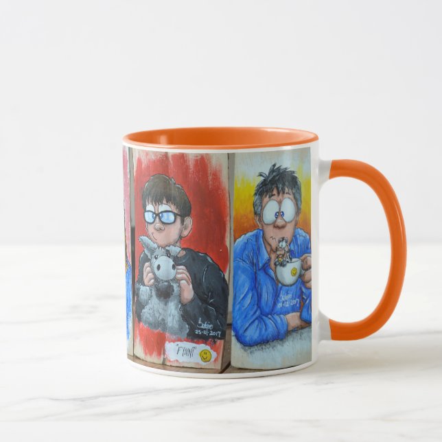 Mug Portrait de famille (Droite)