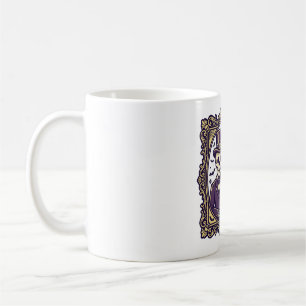 Mug Portrait de famille squelette d'art gothique Hallo