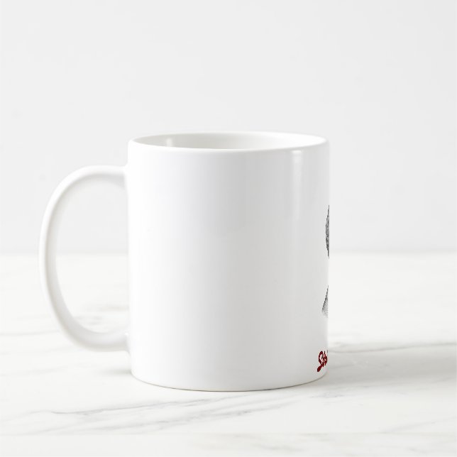 Mug Portrait de Femme Élégante - (Gauche)
