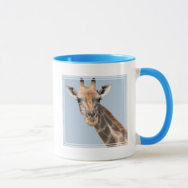 Mug Portrait de girafe angolais (Droite)