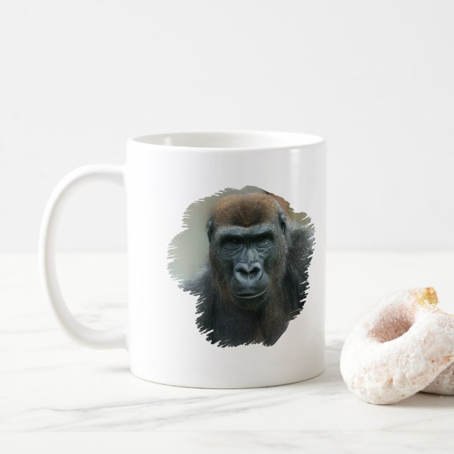Mug Portrait de Gorilla (Avec donut)