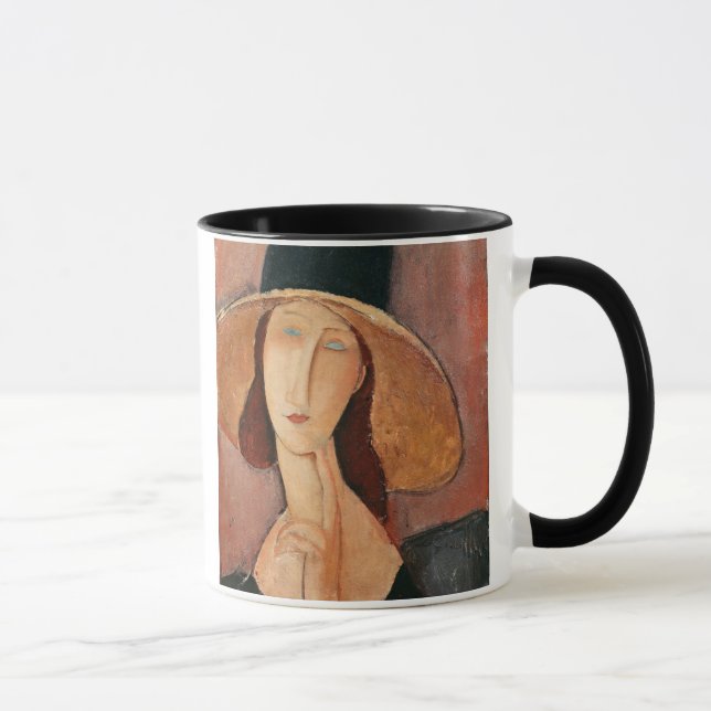 Mug Portrait de Jeanne Hebuterne dans un grand (Droite)