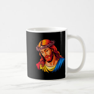 Mug Portrait de Jésus Art Chrétien Religieux 