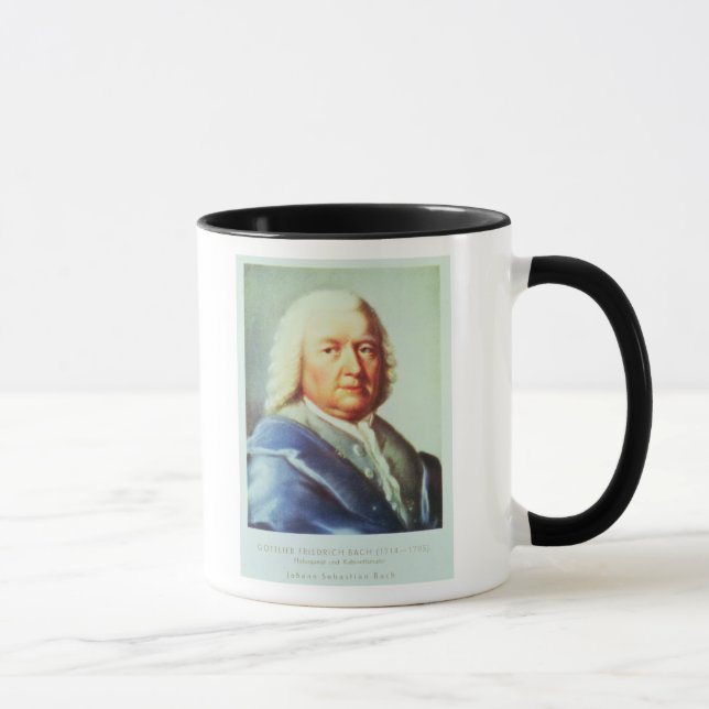 Mug Portrait de Johann Sebastian Bach (Droite)