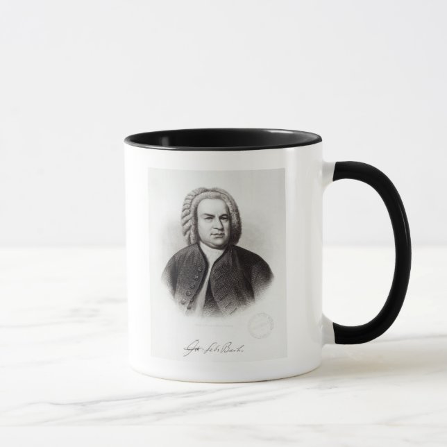 Mug Portrait de Johann Sebastian Bach (Droite)