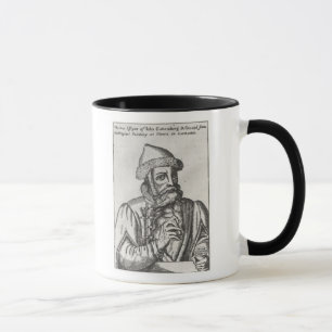 Mug Portrait de Johannes Gutenberg