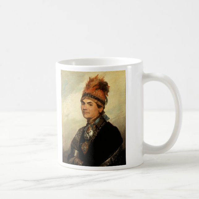 Mug Portrait de Joseph Brant par Gilbert Stuart (Droite)