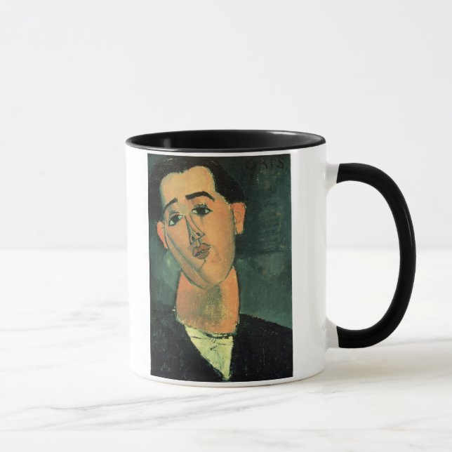 Mug Portrait de Juan Gris (1887-1927) 1915 (l'huile (Droite)