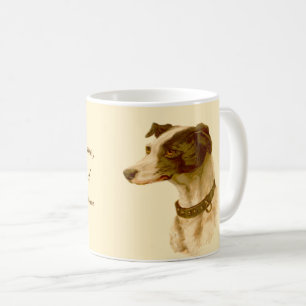 Mug Portrait de lévrier / Célèbre citation de St. Thom