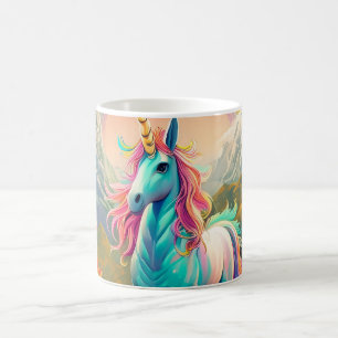Mug Portrait de Licorne Magique Vibrant Fantaisie Arc-
