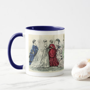 Mug Portrait de mariage victorien vintage de la mariée