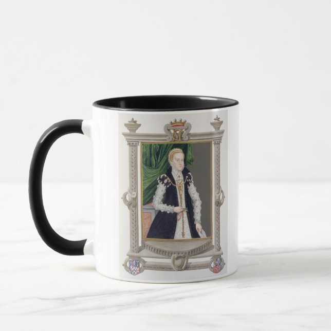 Mug Portrait de Mildred Cooke, Madame Burghley de 'Mem (Gauche)