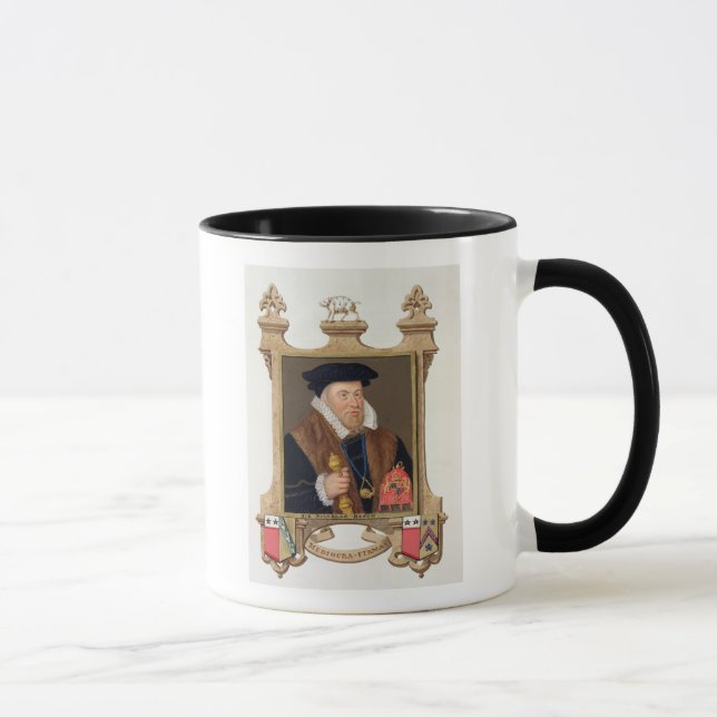 Mug Portrait de monsieur Nicholas Bacon (1509-79) de (Droite)